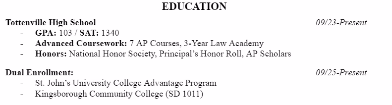 Section 2 Example